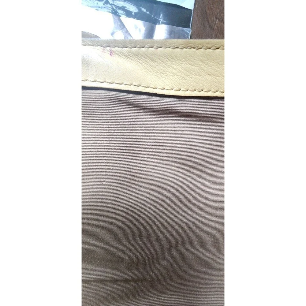 Coach Bleecker Butter Yellow Patent Leather Wristlet Buckle Long Wallet  Clutch